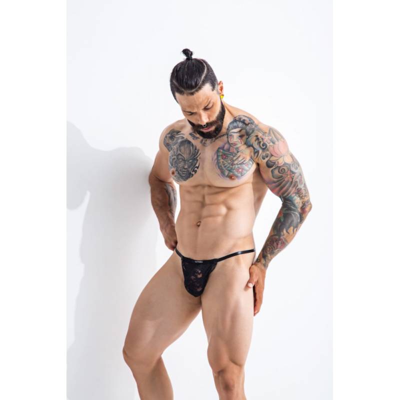 L4CE by C4M-G-string-Black-L/XL