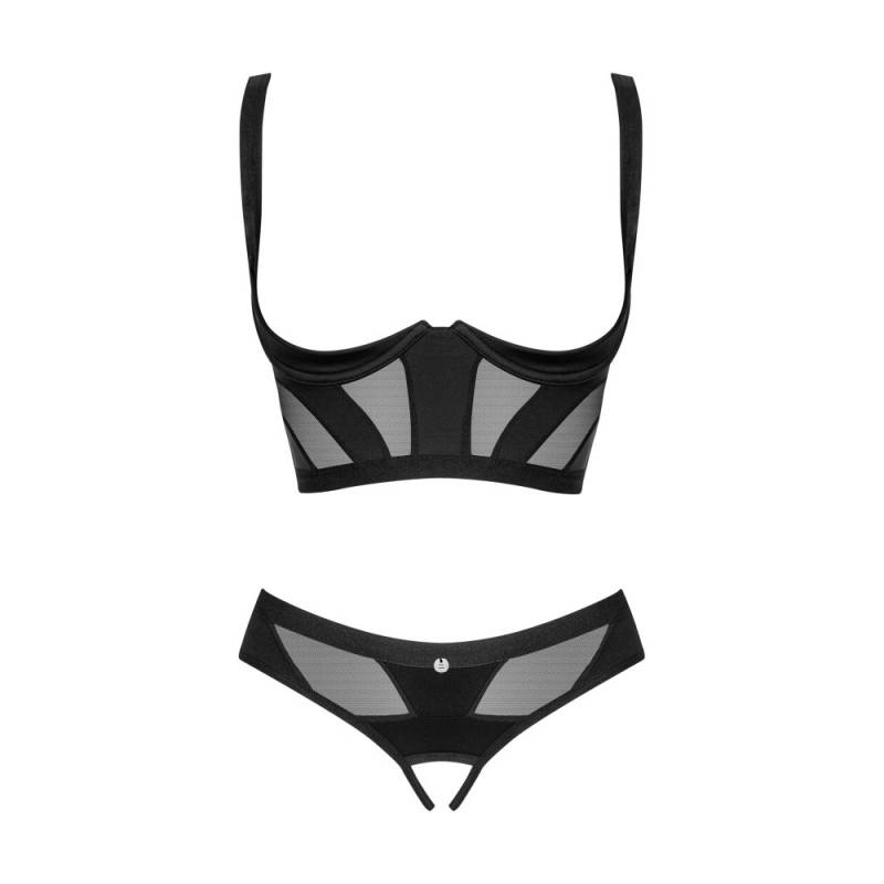 Chic Amoria 2-pcs crotchless set XL/2XL