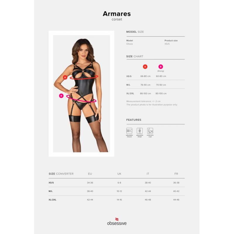 Armares corset & thong  M/L