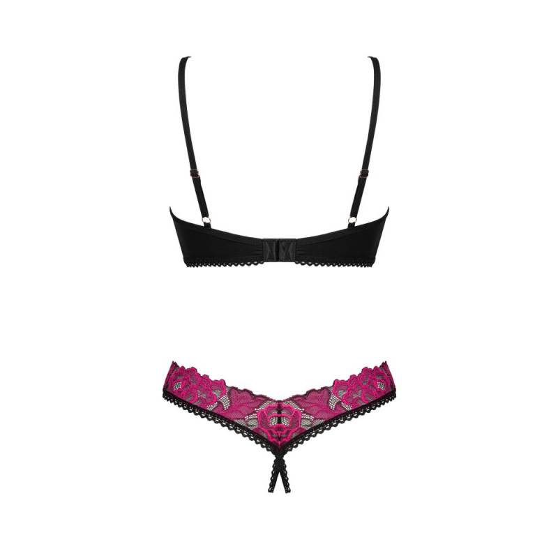 Rosenty 2-pcs crotchless set  M/L