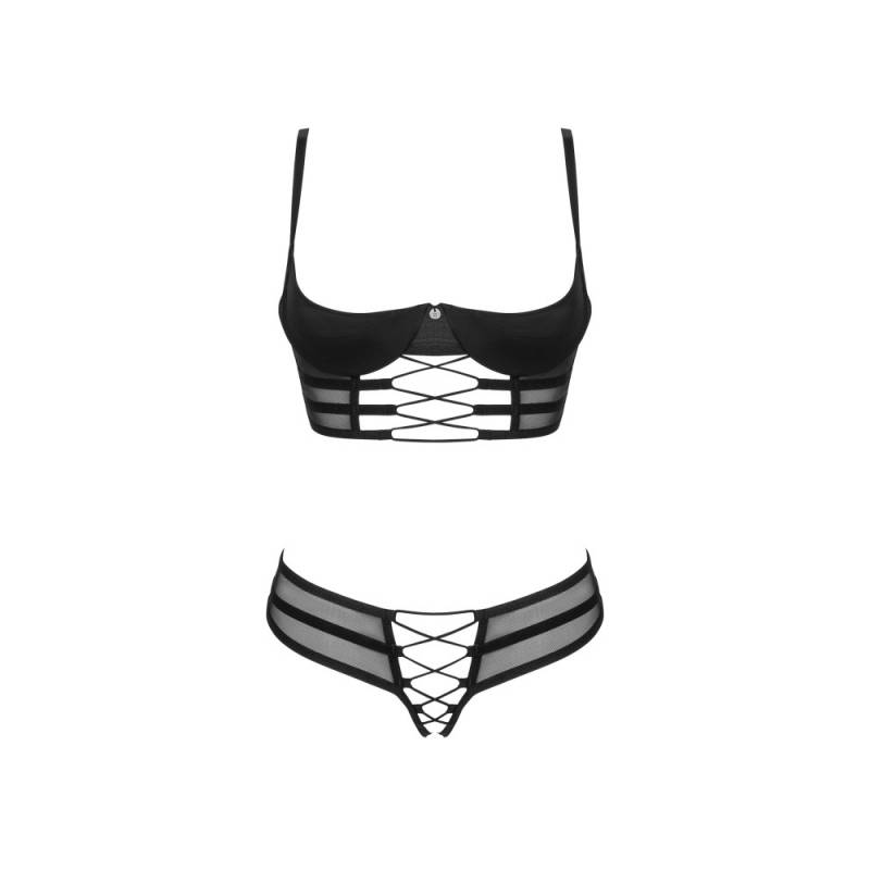 Roxelia 2-pcs crotchless set   XS/S
