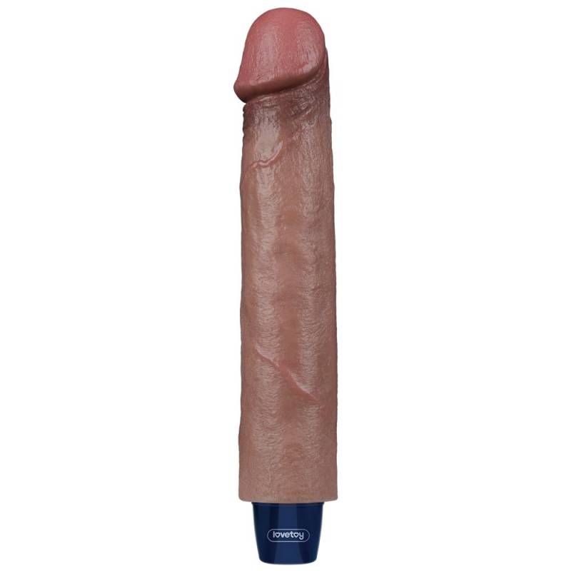 9 REAL SOFTEE Rechargeable Silicone Vibrating Dildo"