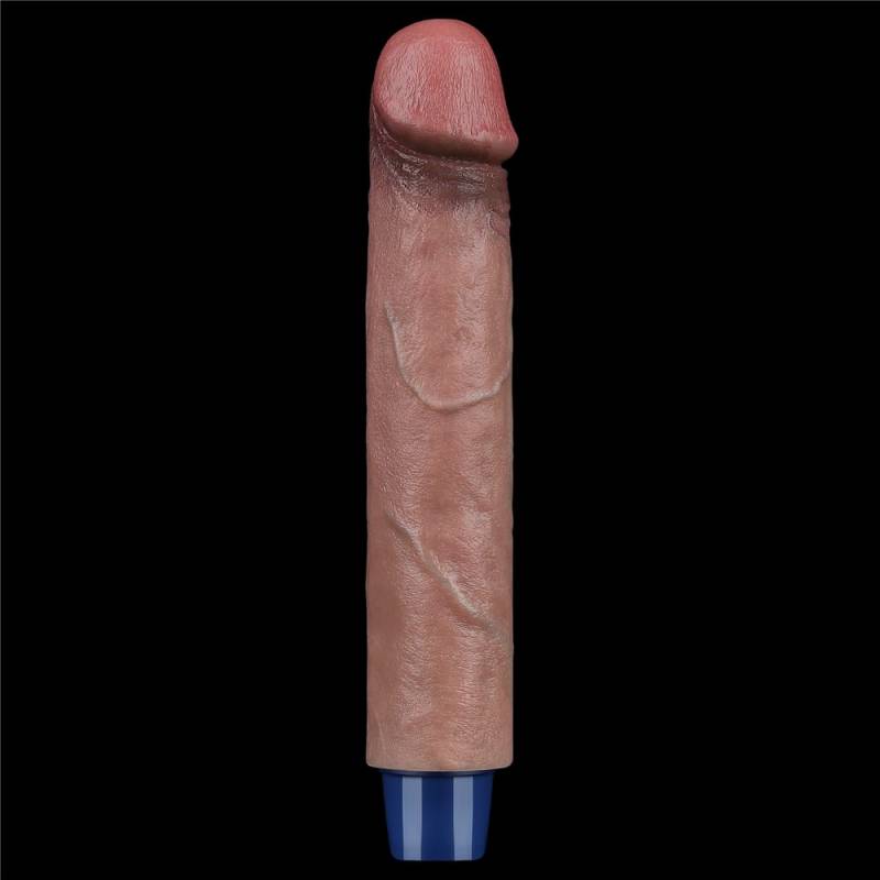 9 REAL SOFTEE Rechargeable Silicone Vibrating Dildo"