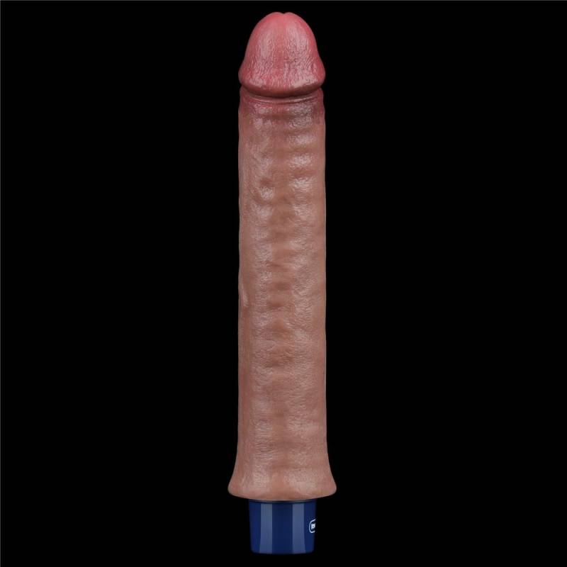 9.5 REAL SOFTEE Rechargeable Silicone Vibrating Dildo"