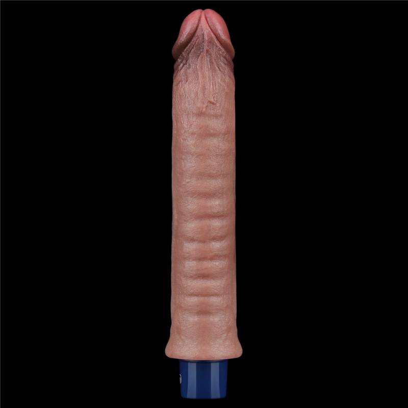 9.5 REAL SOFTEE Rechargeable Silicone Vibrating Dildo"