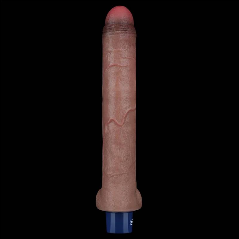 10.5 REAL SOFTEE Rechargeable Silicone Vibrating Dildo"