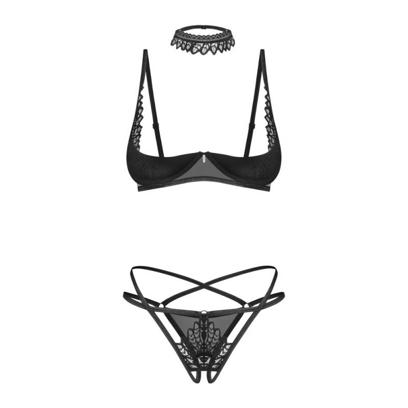 Donarella 3-pcs crotchless set M/L
