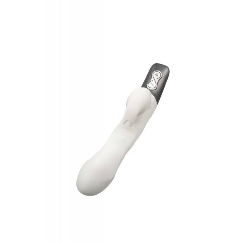 TITANZ 8.5 SILICONE RECHARGEABLE VIBRATOR IN IVORY WHITE"