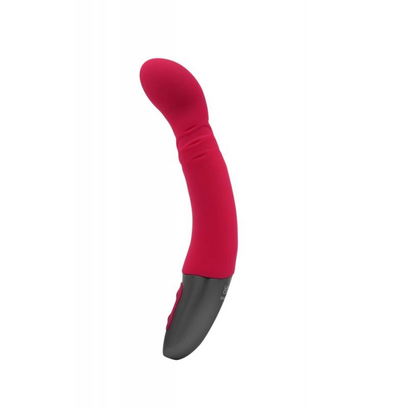 TITANZ 8 SILICONE RECHARGEABLE VIBRATOR IN PINK"