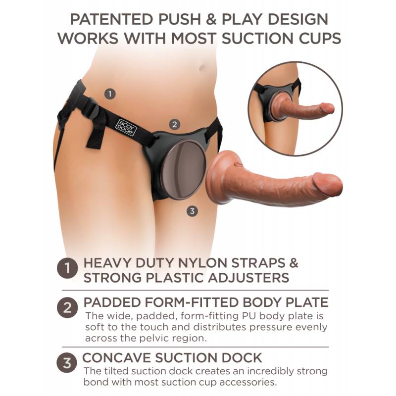 Comfy Silicone Body Dock Kit Black/ Dark Brown