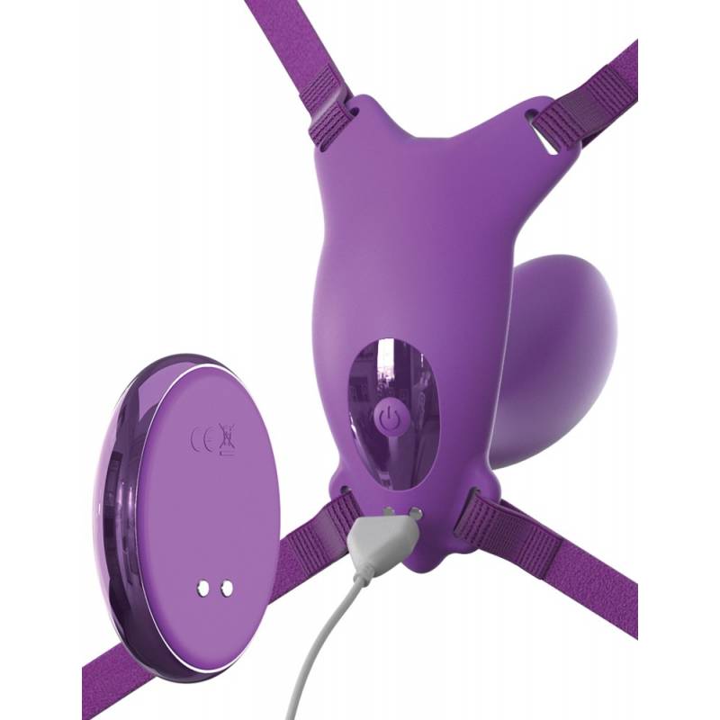 Ultimate G-Spot Butterfly Strap-On Purple