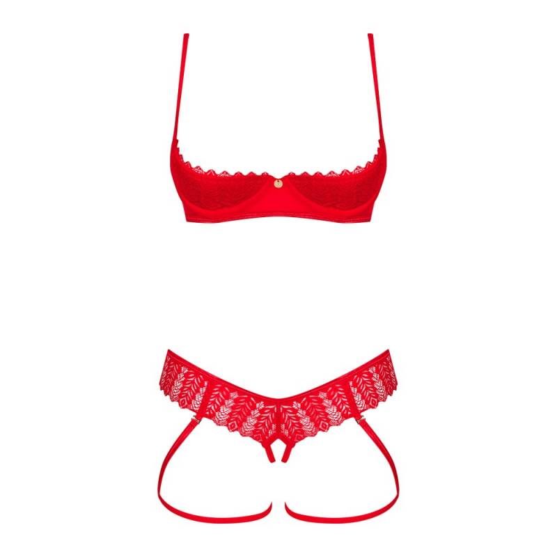 Ingridia 2-pcs crotchless set  M/L