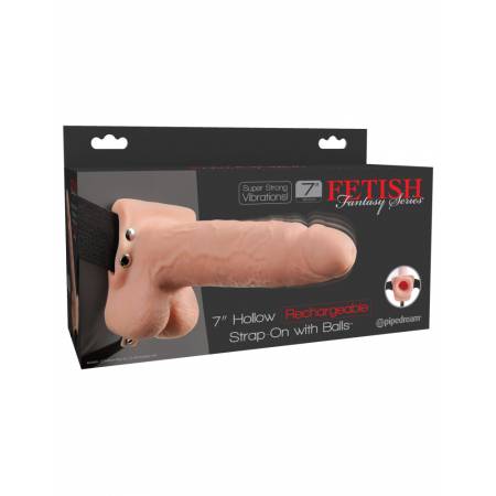 CINTURA 7'' STRAPON CON FALLO APERTO SQUIRTING