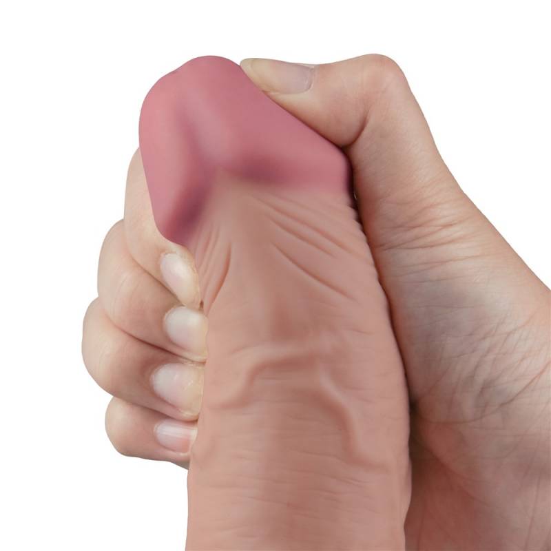 9.5 REAL SOFTEE Rechargeable Vibrating Dildo(Flesh)"