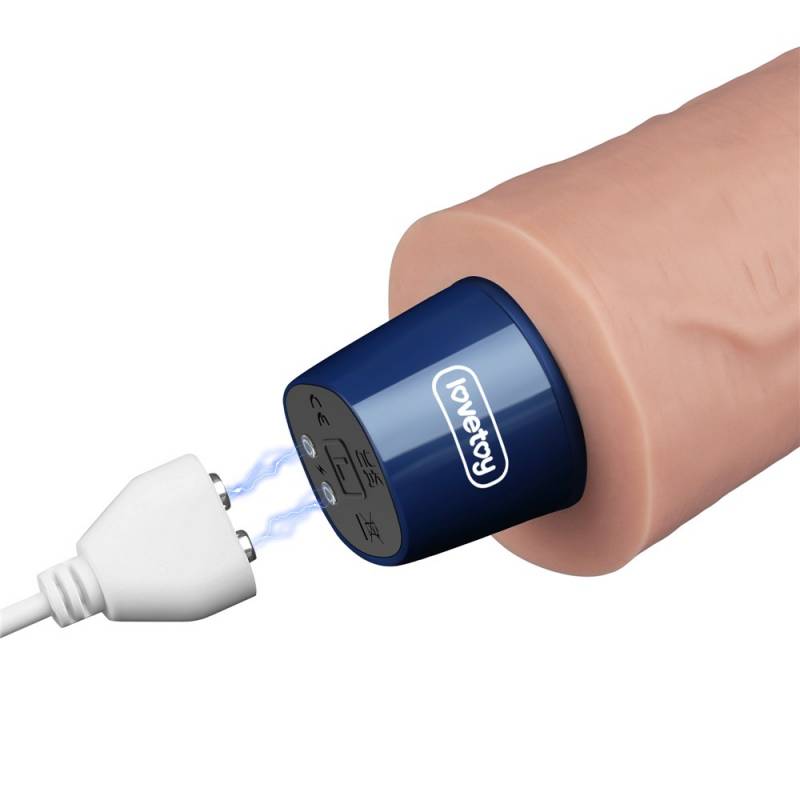 9.5 REAL SOFTEE Rechargeable Vibrating Dildo(Flesh)"