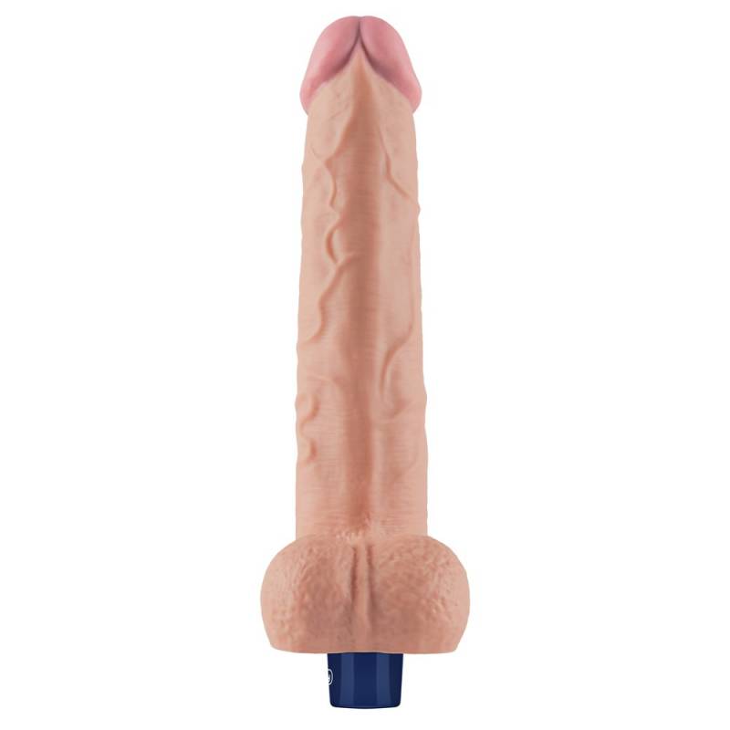 10.5 REAL SOFTEE Rechargeable Vibrating Dildo(Flesh)"