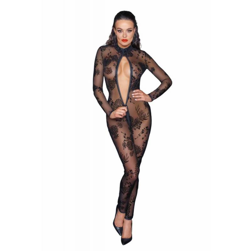 Long tulle overall with 3 way zipper - M