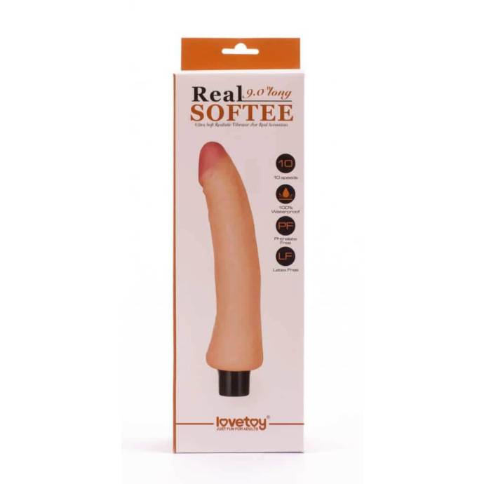 Real Softee Vibrating Dildo  5