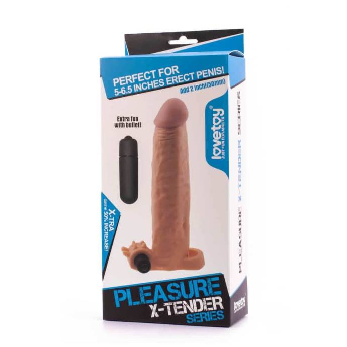 Pleasure X-Tender Vibrating Penis Sleeve  4