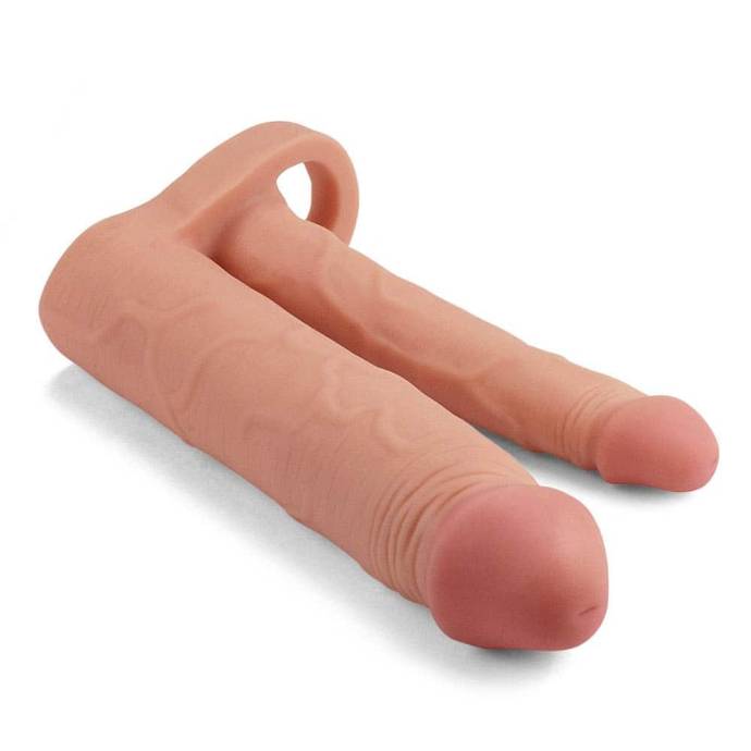 Add 2"
 Double Penis Sleeve