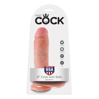 King Cock 8 inch Cock With Balls