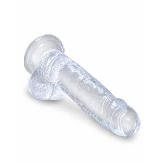 King Cock Clear 7" Cock with Balls