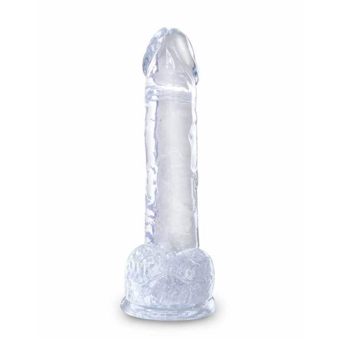 King Cock Clear 7" Cock with Balls
